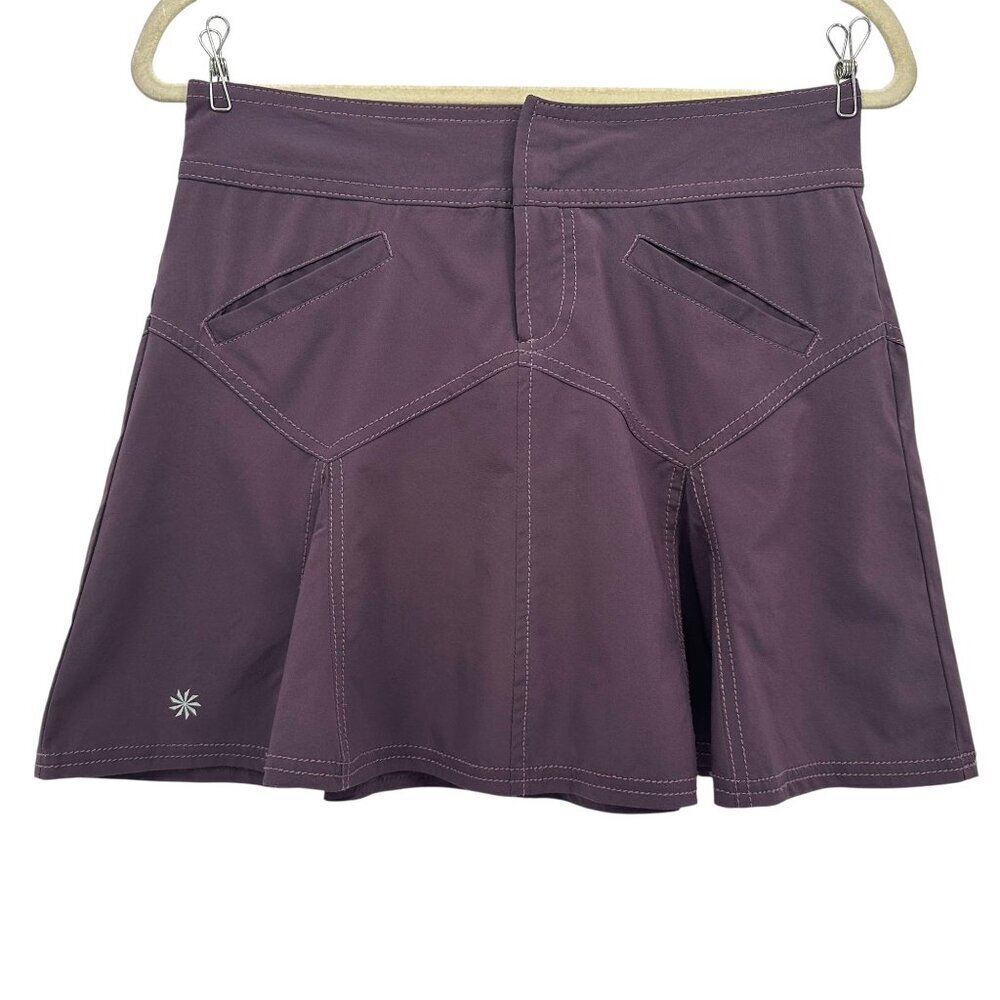 Athleta Womens 0 Skirt All Terrain Purple Hiking Outdoors Mini A-Line
